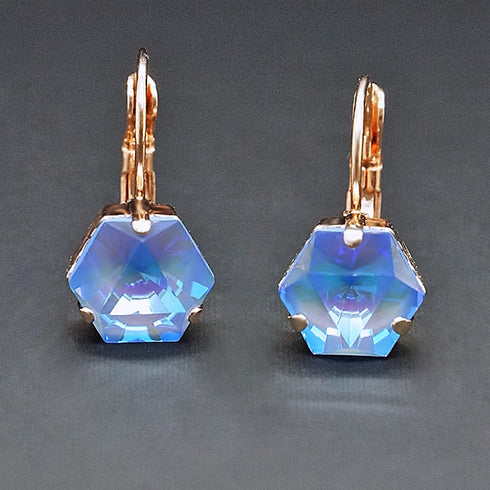 Auskari "Kaleidoskops (Ocean DeLite)" ar Swarovski™ kristāliem